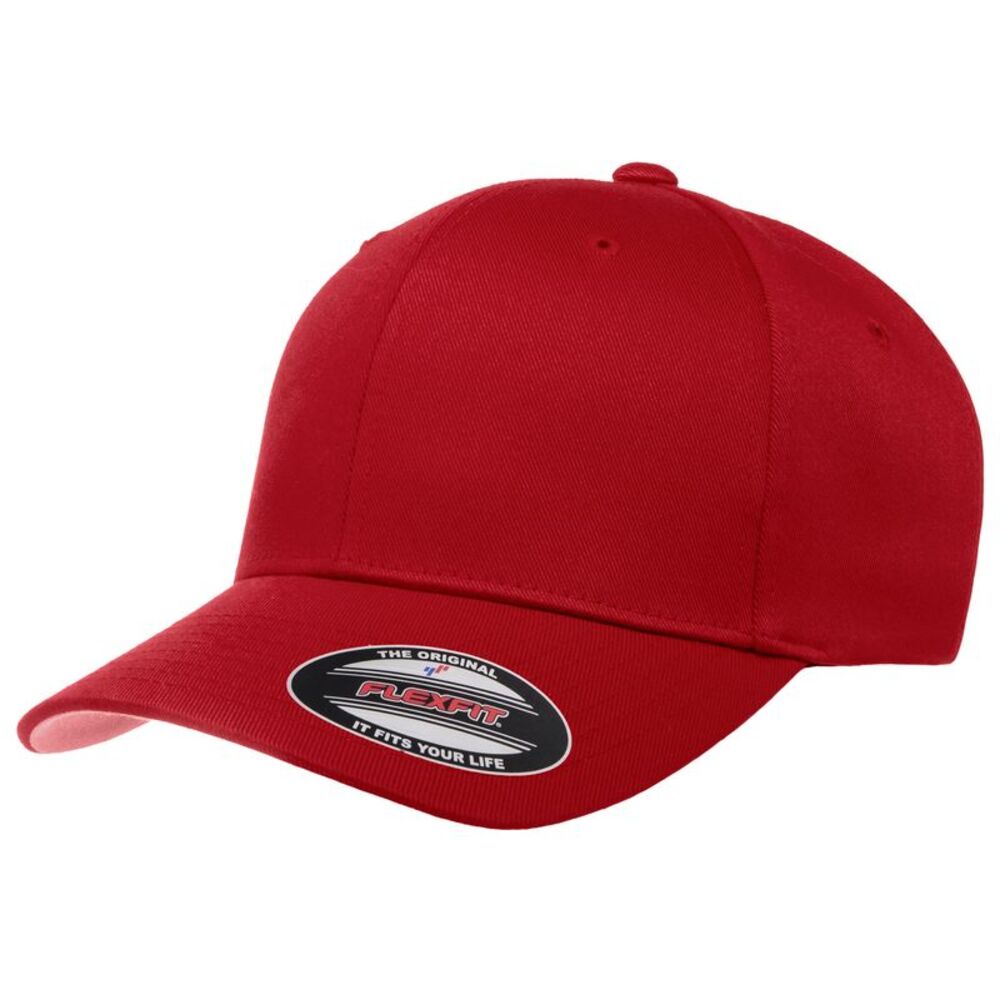 Flexfit Unisex Wooly Combed Cap / Red